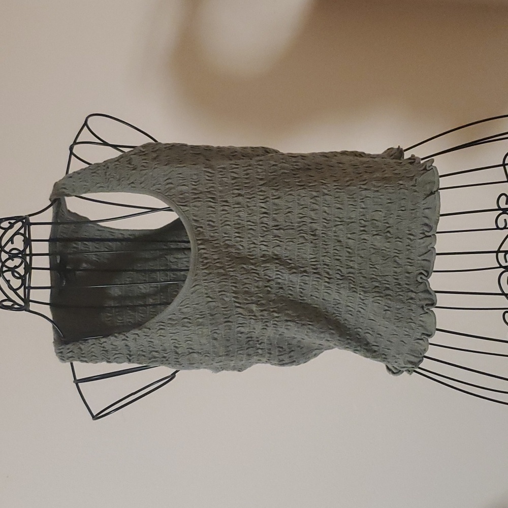 American Eagle Green tank top size M